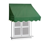 ALEKOÂ® Window Awning GREEN Color