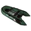 Inflatable Boat with Aluminum Floor - BT380 - 12.5 ft - Dark Green - ALEKO