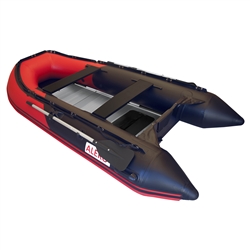 ALEKO&reg; BT380RBK 12.5ft Inflatable Boat with Aluminum Floor