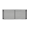 ALEKO MILAN Style Swing Dual Steel Driveway Gates 12'