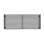 ALEKO MILAN Style Swing Dual Steel Driveway Gates 12'