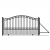 ALEKOÂ® PARIS Style Slide Steel Driveway Gate 12'