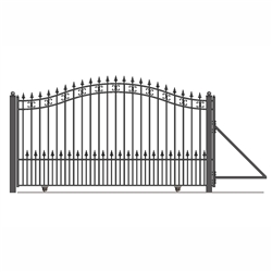 ALEKOÂ® ST.PETERSBURG Style Slide Steel Driveway Gate 12'