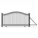 ALEKOÂ®Dublin Style Single Slide Steel Driveway Gate 14