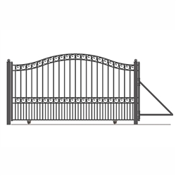 PARIS Style Slide Steel Driveway Gate 16