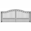 ALEKOÂ® ST.PETERSBURG  Style Swing Dual Steel Driveway Gates 18'