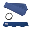 ALEKO Awning Fabric Replacement for 16x10 Ft Retractable Patio Awning, BLUE Color