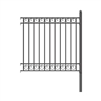 ALEKO&reg; Dublin Style DIY Iron Wrought Steel 5.5' X 5' (1.7 X 1.5 m)  High Quality Ornamental Fence