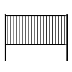 DIY LYON Style Steel Fence - 8 x 4 Feet - ALEKO
