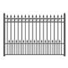 ALEKOÂ® PRAGUE Steel Fence 8' x 5'