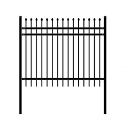 DIY Steel Iron Wrought High Quality Ornamental Fence - Rome Style - 6 x 5 Feet