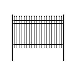 DIY Steel Iron Wrought High Quality Ornamental Fence - Rome Style - 8 x 6 Feet