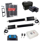 Dual Swing Gate Operator - GG1300/AS1300 AC/DC - Solar Kit 50W - ALEKO