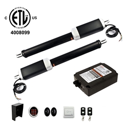 Dual Swing Gate Operator - GG1300U/AS1300U AC/DC - ETL Listed - Accessory Kit ACC4 - ALEKO