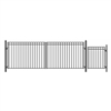 Set of ALEKO&reg; MADRID Style Steel Swing Dual Driveway 5.5 m with Pedestrian Gate 1.2 m