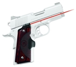 CRIMSON TRACE Lasergrip 1911 Compact (Officer & Defender) Master Series Real Rosewood Front Activation