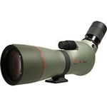 KOWA TSN 77mm Angled Spotting Scope (Green Rubber Armor) (Prominar XD Lens) with Kowa 25-60X Eyepiece Works Package