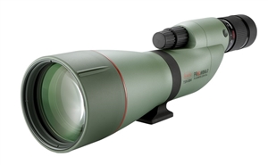 KOWA TSN 88mm Straight Spotting Scope (Green Rubber Armor) (Prominar Pure Flourite Lens) with Kowa 25-60X Eyepiece Works Package