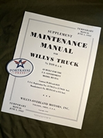 Special Supplement on 6x6 Willys MB "Tug", 1943 Edition