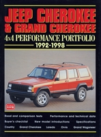 Jeep Cherokee & Grand Cherokee 4x4 Performance Portfolio 1992-1998 compiled by R.M. Clarke.