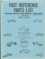 Parts List CJ-3B
