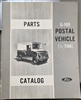 Parts Manual for Ford G-100 1/2 Ton Postal Vehicle