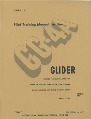 Waco CG4A Glider Pilot Training Manual