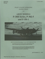 T.O. No. 01-75FF Flight Operating Instructions for the Lockheed P-38 Lightning of WW2