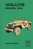TM 10-1103 Operator & Maintenance for Willys MA