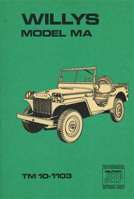 TM 10-1103 Operator & Maintenance for Willys MA