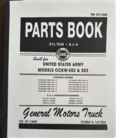 TM 10-1268 Parts Manual dated January 16, 1942