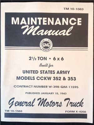 TM 10-1563 Repair Manual