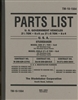 TM 10-1564 Parts Manual