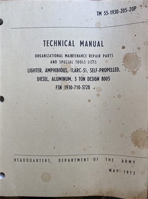 TM 55-1930-205-20P Basic Illustrated Parts LARC V