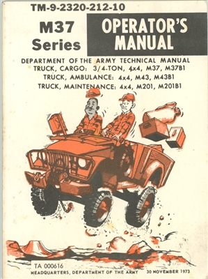 TM 9-2320-212-10 Operator Manual