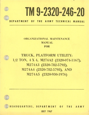 TM 9-2320-246-20 Basic Maintenance