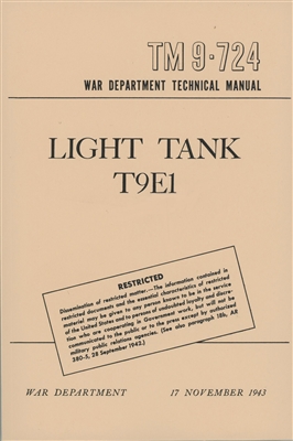 TM 9-724 Operator & Basic Repair for M22 Locus (G149/T9E1)