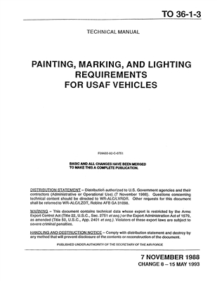 USAF Markings Guide Cover