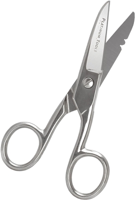 Platinum Tools Scissor-Run Electrician's Scissors - 5"