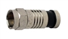 Platinum Tools F-Type Nickel SealSmart Coaxial Compression Connectors - Single