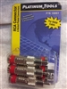 Platinum Tools RCA connector Male compression RED Banded RG59 - 6 Pack
