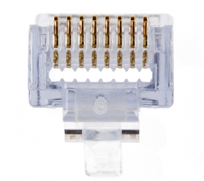 Buy Platinum Tools EZ-RJ45 CAT5/5e Connectors (Boxed, 100) features Terminate Cat 3, 5, and 5e Cables, Pass Thru Hole Design. Review Platinum Tools RJ45 Network &amp; RJ11 Telecom Connectors, Network Cables &amp; Connectors"