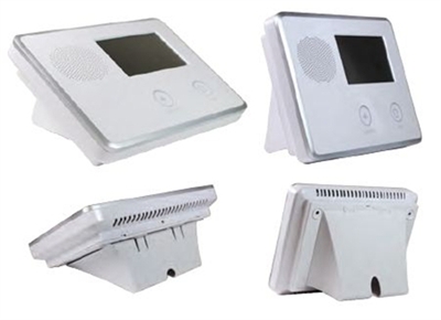 2GIG: 2GIG-CP-DESK 2GIG-EDG-DESK Control Panel Desktop with White Plastic Mount Stand