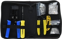 Platinum Tools 90109 All-In-One Modular Plug Tool Kit - Includes Zip Case