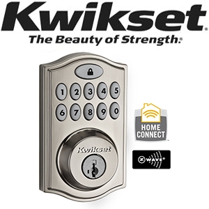 Kwikset, 99140-002, SmartCode, 914, Series, ZWave, Deadbolt, Satin-Nickel,