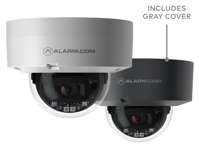 Alarm.com ADC-VC827P 1080p Indoor/Outdoor Dome Camera, V722W, ADC-V520IR, Fixed Indoor, Wireless, IP Camera, with Night Vision, White, V522IR, V620PT, V722W, V720, VDB101, VDB105, VS420, VS121, SVR100, CCTV, systems, HD 720P, ADC-V520,