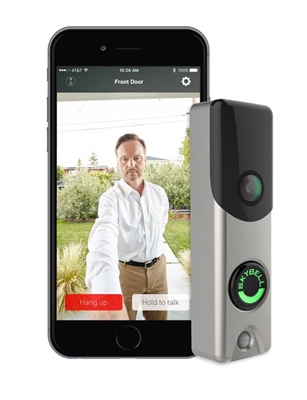 SkyBell,  Wi-Fi video doorbell, video camera, speaker, microphone, motion sensor. See, Hear, Speak, iOS, Android, devices, Slim Line, Trim Plus +, Alarm.com, ADC-VDB105, ADC-VDB106, SkyBell, Wi-Fi video doorbell, video camera, Doorbell, Video Camera,