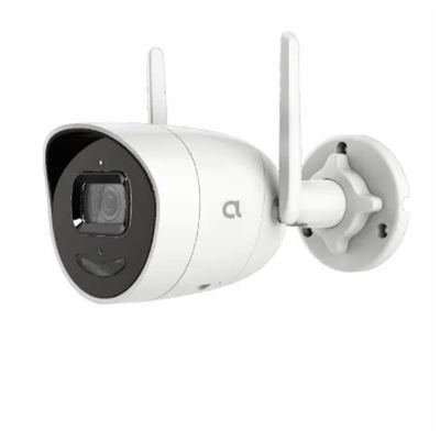 Alula CAM-OD-HS2-AI Outdoor Bullet with Two-Way Audio Featuring full 1080P HD video, motion detection and 90 feet of night vision, the Outdoor Bullet Camera provides real-time viewing and recorded clips. Plus, with Alulaâ€™s Smart Security app you can set