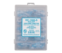 Dolphin Super B Connectors (DC-1000-S) (10 Bags of 100, Wet, Blue, GEL Filled)