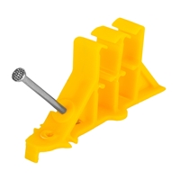 NSi Industries ES-YL-100 Easy-Stack Cable Stacker Yellow 100pk